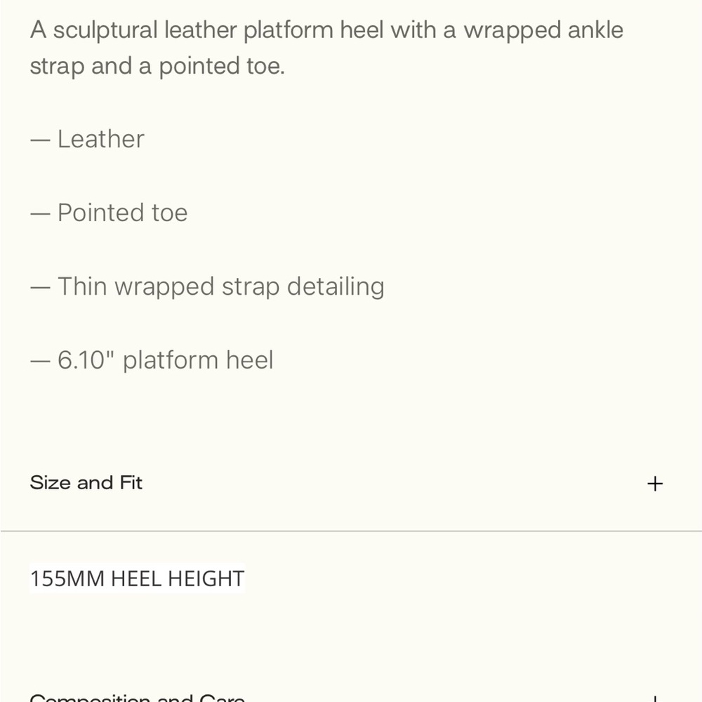 cult gaia Olive Sculptural Platform Ankle-Strap Pump - Picture 5 of 5